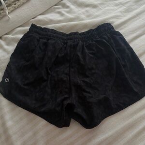 lululemon athletica Black Patterned Athletic Shorts